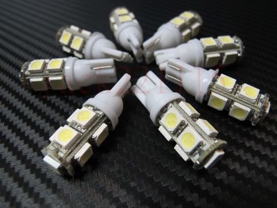 『超特價商品』T10 9晶SMD LED方向燈 5050 燈炮 LED小燈 炸彈燈泡 白色 (1210 3528)