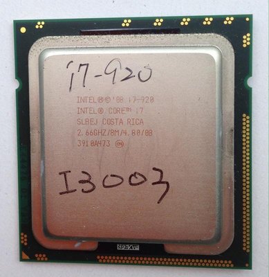 【冠丞3C】intel i7-920 1366腳位 CPU 處理器 CPU-I3003