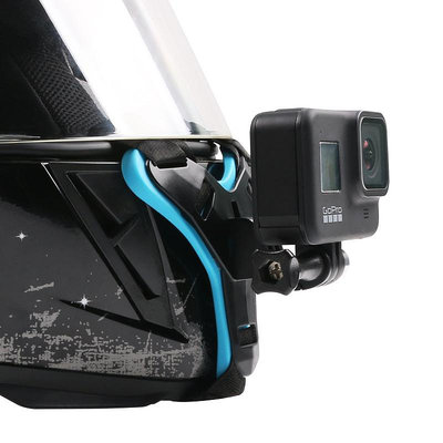 相機配件適用DJI大疆 GoPro 影石Insta360運動相機頭盔下巴支架Osmo Action4/3/2 oner摩