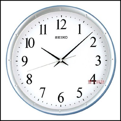 豐天時計【SEIKO】日本 精工 SEIKO 簡約靜音 時鐘 掛鐘 QXA378 QXA378L / 天空藍