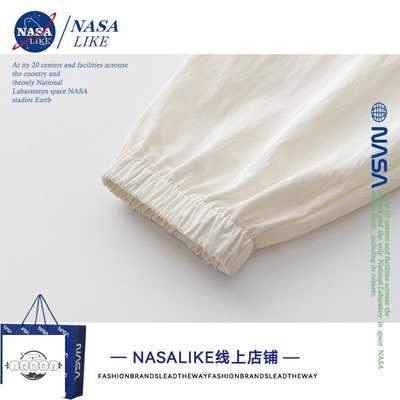 新款NASA~短款防曬風衣連帽薄款外套女新款高級設計感運動沖鋒衣