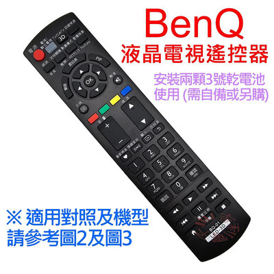 BenQ液晶電視遙控器 BQ-01 (有3D鍵 / 網路鍵) 可適用 SL32-6500 SL42-6500