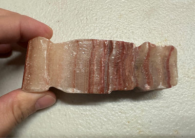 豬肉石 紅紋石 水晶 收藏擺件