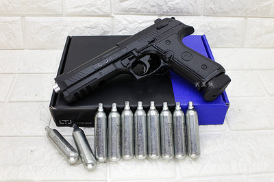 台南 武星級 LTL Alfa1.50 M9 手槍 鎮暴槍 CO2槍 + CO2小鋼瓶 ( 防身震撼槍防狼保全警衛貝瑞塔