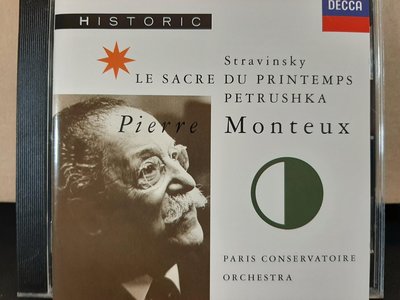 Monteux,Stravinsky-Le Sacre Du Printemps,Petrushka,蒙都，指揮演繹史塔拉汶斯基-春之祭，彼得羅希卡，如新。