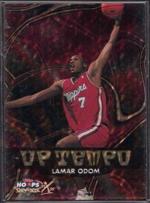 99-00 HOOPS UP TEMPO PARALLEL #15 LAMAR ODOM RC 限量1989張