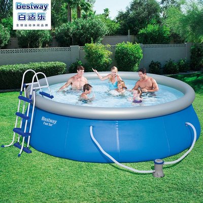 加厚超大充氣游泳池家用幼兒童寶寶小孩游泳桶大人戶外大型戲水池