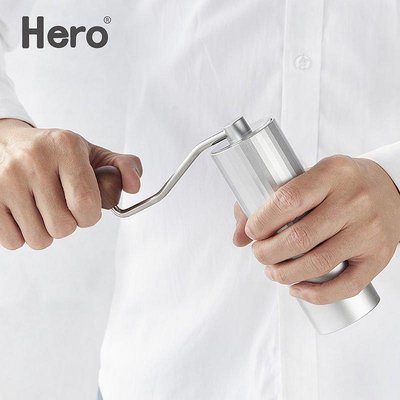 Hero S01手搖磨豆機咖啡豆研磨機手動研磨器便攜磨粉咖啡機雙軸承^特價特賣