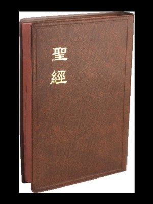 【中文聖經和合本】CU62BR 和合本 上帝版 中型 咖啡色膠面咖啡邊