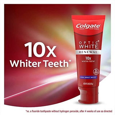 現貨 美國 Colgate Optic White Renewal Teeth Whitening Toothpaste