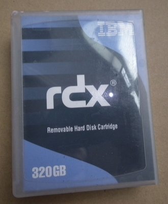 IBM 320GB RDX移動式磁帶46C5367 49Y9896 320G