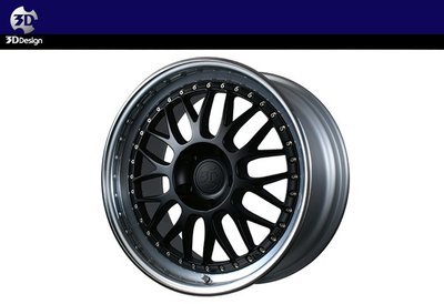 【樂駒】3D Design BMW Wheel 19吋 輪框 輪圈 鍛造 輕量化 放射狀 黑色