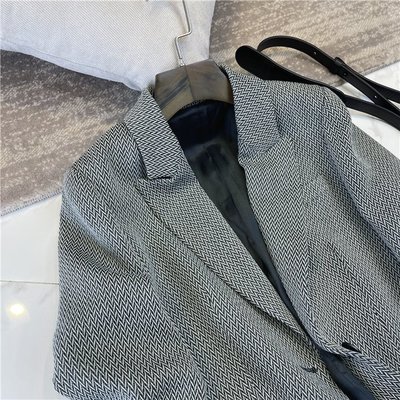 促銷打折 洋裝西裝 洋裝外套 套系列 定織粗紡羊毛滌紡 粒扣墊肩西Y735