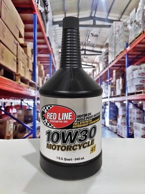 『油工廠』RED LINE 10W-30 Motorcycle Oil 全合成機油 酯類 HONDA 10W30/川崎