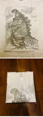 L號 2019年 東京 特攝DNA 展場限定 前田真宏 正宗 哥吉拉 2016 第4形態 T恤 短T 衣 第四型態
