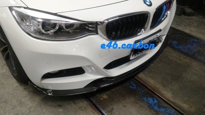【BMW E46精品館】BMW F34 GT MTECH H牌 CARBON 卡夢 碳纖維 前下巴