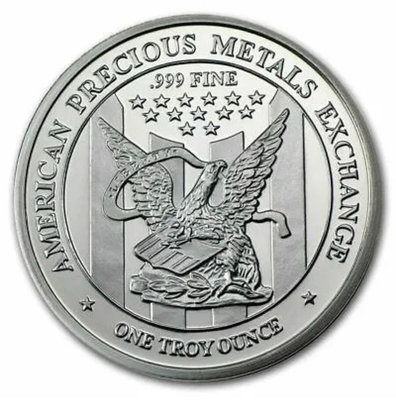 美國Apmex自由之鷹銀章鷹洋銀幣 純銀1盎司