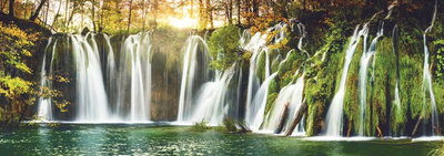 缺 56208 2000片歐洲進口拼圖 Din 風景 克羅地亞 壯麗的十六湖國家公園瀑布