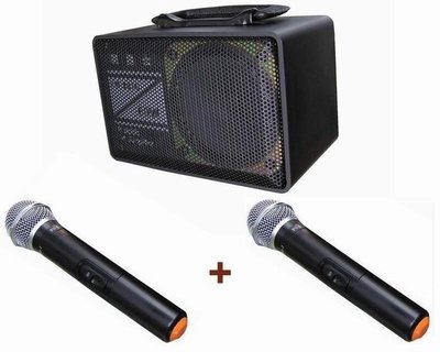【雙頻機種】60W FM-101C(附藍芽+usb播放)可變頻手提攜帶無線教學擴音機、無線擴音器，無線麥克風、無線喊話器