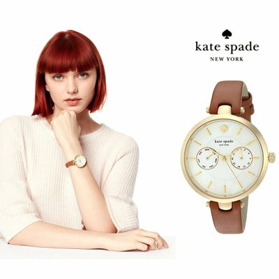 Kate Spade►Holland ( 金色×棕色 ) 手錶 腕錶 ｜100%全新正品｜特價