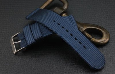 ～雙錶圈軍錶必備直身24mm純尼龍製錶帶,不鏽鋼製錶扣,可替代同規格原廠錶帶seiko 5