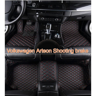 現貨適用福斯VW Arteon腳踏墊 Shooting brake Volkswagen專用包覆式汽車皮革腳墊（滿599免運）