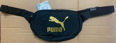 PUMA腰包 (07848201黑/金配色) 也可以當斜背包使用 自行車腰包 三鐵 跑步腰包 正品公司貨 P14