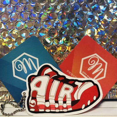 悠遊伴旅 - 球鞋系列 - 紅色 AIR 造型悠遊卡 一卡通 iCash2.0 禮贈品 交換禮物 生日 情人 聖誕 客製