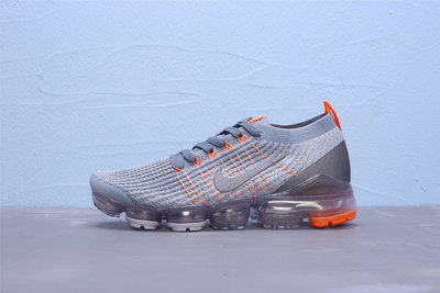 Nike Air Vapormax Flyknt 3.0 氣墊 灰銀橘 針織 慢跑鞋 男女鞋 AJ6900-003【ADIDAS x NIKE】