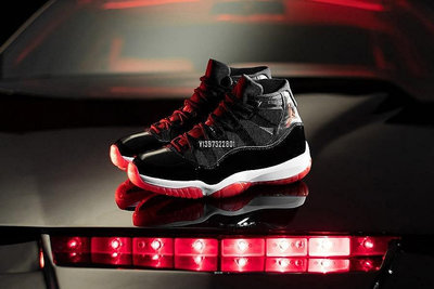 Air Jordan 11 Bred 黑紅 季后賽 籃球鞋 男女同款 378037-061【ADIDAS x NIKE】