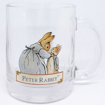 布布精品館，日本製  彼得兔 peter rabbit  玻璃杯 馬克杯 水杯 啤酒杯
