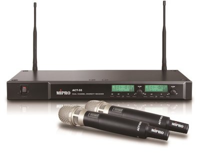 『概念音響』MIPRO ACT-55 112CH雙頻道自動選訊無線麥克風