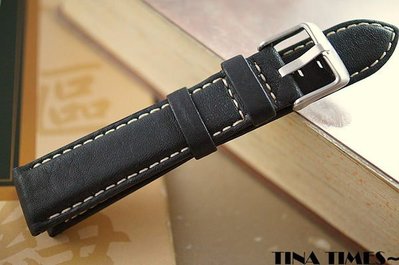 TINA TIMES~法國原裝進口~法蘭西ZRC車米線小牛皮超感觸極致錶帶 法國製 18mm 22mm