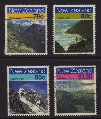 【雲品2】紐西蘭New Zealand 1988 Sc 903-6 set FU 庫號#B533 21546