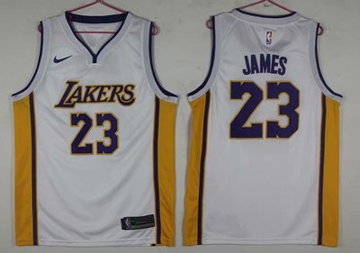 NBA2018Kobe 洛杉磯湖人人隊 Bryant布萊恩 James 詹姆士 小皇帝 白色款