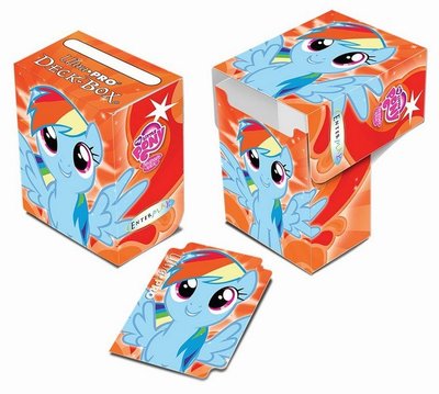 【雙子星】預訂商品 ultrapro 小馬寶莉 Rainbow Dash 卡盒 橘 84343 ultrapro 牌盒