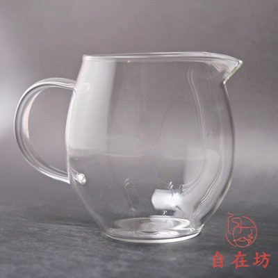 【自在坊茶具】玻璃龍蛋茶海大款 公道杯 茶具   400ml優質加厚耐熱款