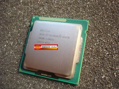Intel Celeron 雙核心 G1610 正式版 1155腳位 內建顯示 速度2.6G 快取2M 22奈米