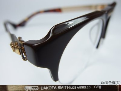 信義計劃 眼鏡 Dakota Smith 迪高夫 DS 1019 復古眉框 下無框 Gold & Wood Moscot