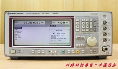 【阡鋒科技 專業二手儀器】Rohde &amp; Schwarz SMT06 5kHz-6.0GHz 信號產生器