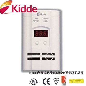旭成科---Kidde 瓦斯/一氧化碳兩用偵測警報器 型號:KN-COEG-3