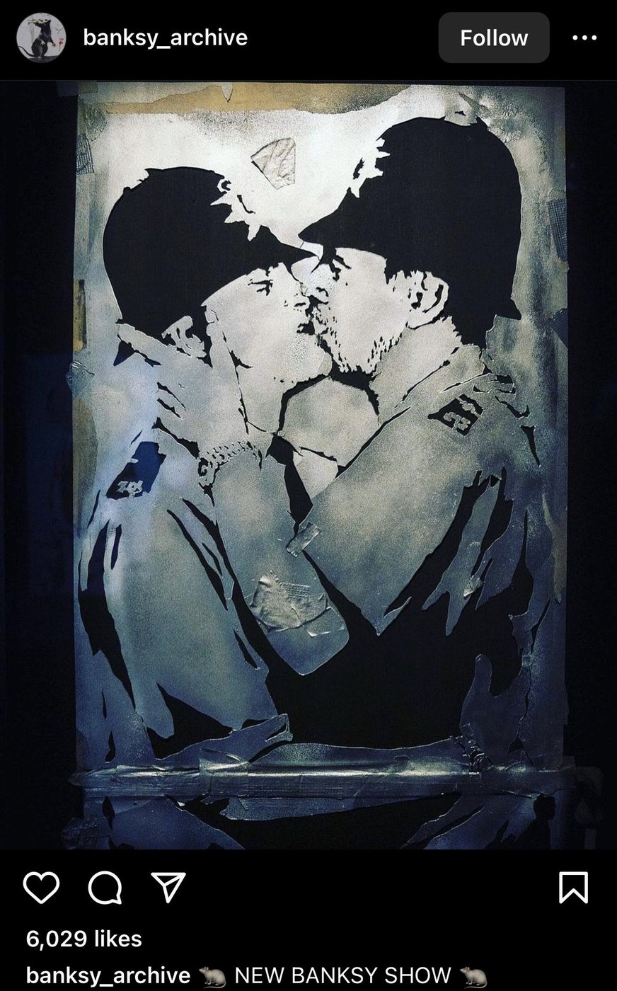 Mighty Jaxx推出Banksy Kissing Coppers by BRANDALISED 親吻警察 