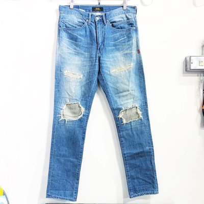 最適な価格 WTAPS BLUES VERY SKINNY TRASH TROUSERS - パンツ