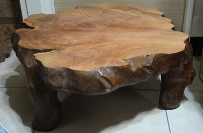 【123木頭人】台灣牛樟厚木老矮桌-和室桌--單塊板一體成形