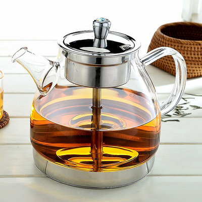 廠家出貨加厚玻璃煮茶壺單壺電磁爐專用燒水壺蒸汽白茶煮茶器泡茶壺大容量
