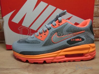 【Dr.Shoes 】Nike Wmns Air Max Lunar 90 C3.0 灰橘 631762-800