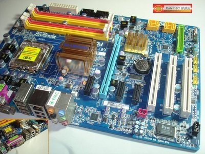 技嘉 GA-P35-DS3L 775腳位 Intel P35 晶片 4組SATA 4組DDR2 支援雙核四核 全固態電容