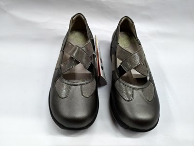 【鞋里】~克娌米亞 CRIMEA~台灣手工真皮鞋 舒適 軟墊 防滑 (銀灰/紫)