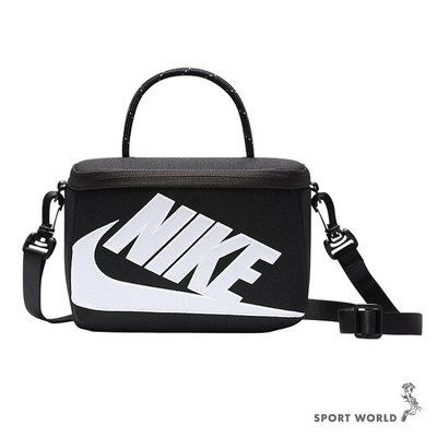 【現貨】Nike 斜背包 手提 鞋盒造型 黑【運動世界】FN3059-010