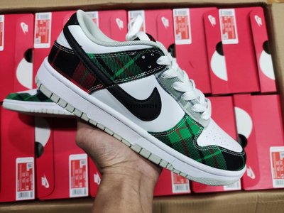 Nike Dunk Low Retro Plaid 白綠 蘇格蘭格子 低筒 男鞋 DV0827-100